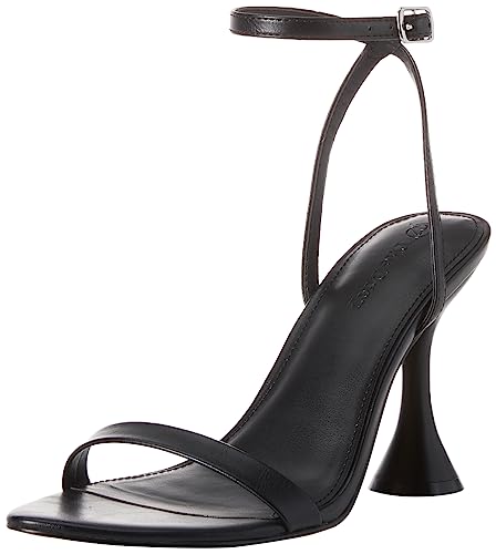 The Drop Women's Lina Trend Heel Sandal, Black, 8