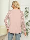 ALLTB Women's Sequin Tops Sparkle Long Sleeve Blouses Shimmer Glitter Sweatshirt Party Crewneck Loose Fit Shirts