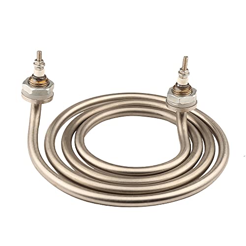 3000W 220V 4 Rings Water Heater Element SUS304 Pancake Coil 2-pin Heating Element for Barrel