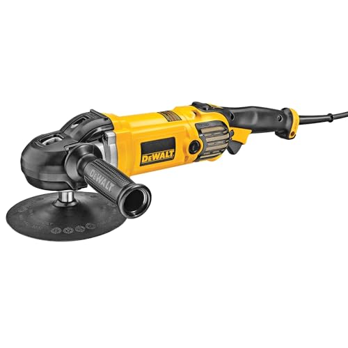 DEWALT Buffer Polisher, 7-in-9-in, 12 amp, Variable Speed Dial 0-3,500 RPM’s, Corded (DWP849X)