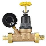 Apollo Valves EPXPRV34WG Water Pressure Regulator w/Gauge, No Size, Bronze