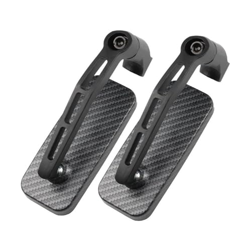 For Hon&da Hor&net CB650R For Yama&ha FZ6 FZ8 MT07 MT09 For K&awasaki Z650 Z900 Z1000 Motorcycle Mirrors Aluminium Rearview Mirror Mirror accessories(Black 1)