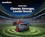 soundcore Boom 2 Plus By Anker, Outdoor Speaker, 140W, 2+2 Channel, BassUp 2.0, 20H Playtime, Fast Charge, IPX7 Waterproof, RGB Lights, Power Bank, Bluetooth 5.3, Portable for Outdoors, Camping, Beach