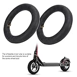 QANYEGN 2 Packs 8 1/2x2 Curved Inner Tube Tire Tool, Inflatable Spare Tire, Thickened and Reinforced Inner Tube for M365 Electric Scooter, Easy to Inflate and