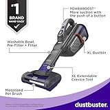 BLACK+DECKER dustbuster furbuster AdvancedClean+ Cordless Pet Handheld Vacuum, Home, Pet and Car Vacuum (HHVK515JP07)