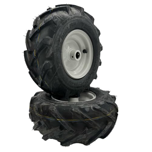 Hoosier Wheel 13x5.00-6 Tractor Tire and Rim - 1" Axle - Set of 2