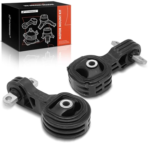 A-Premium 2PCS Front Upper and Lower Torque Strut Mount Set [4WD FWD] Compatible with Honda CR-V CRV 2007 2008 2009 2010 2011 L4 2.4L, Replace# 50880SWAA81, 50890SWAA81