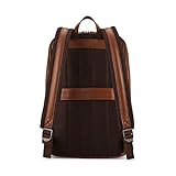 Samsonite Classic Leather Slim Backpack, Cognac, One Size