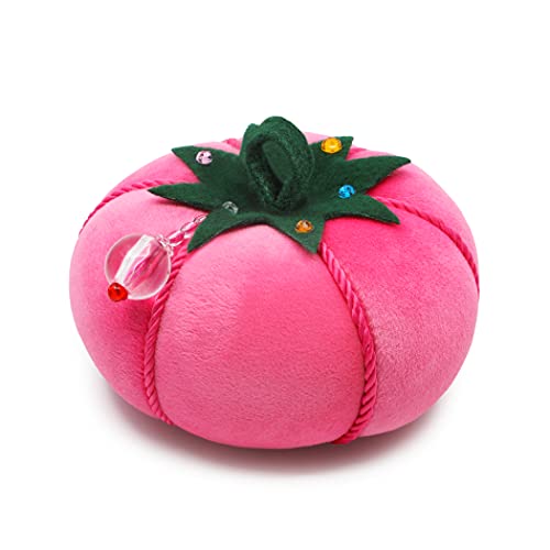 Dritz 653115 Tomato Pin Cushion, Pink Velvet (85313)
