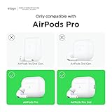 elago Dust Guard Dust Guard Sticker Compatible with Apple AirPods Pro - Anti-Dust Film, Protects from Iron/Metal Dust [Registered US Patent] (Space Grey - 1 Set)