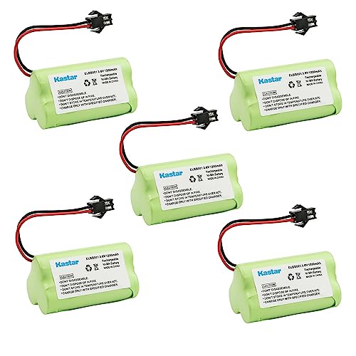 Kastar 5-Pack Ni-MH Battery 3.6V 1200mAh Replacement for Lithonia ELB B001, ELBB001, Unitech AA700MAH 3.6V Ni-CD, Unitech LEDR-1 AA900MAH, Unitech 0253799, Unitech 6200RP Exit Sign Emergency Light
