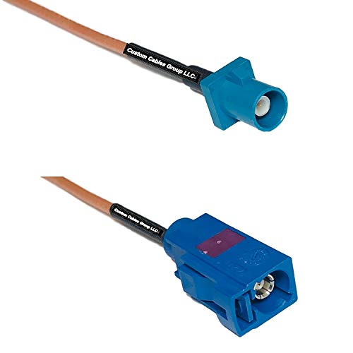 3 feet RG316 Fakra Z Male to Fakra C Female RF Pigtail Coaxial Cable