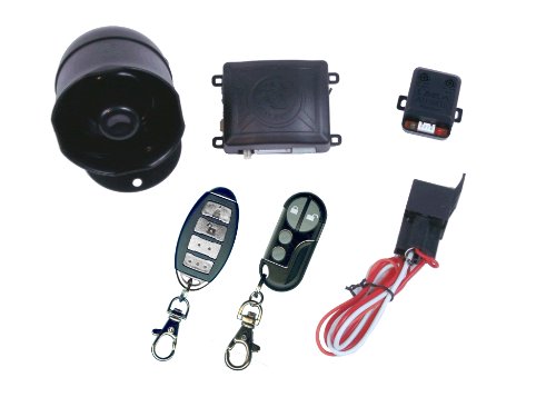 K9 MUNDIALSSX 1-Way Car Alarm Security System with 16 Programmable Features