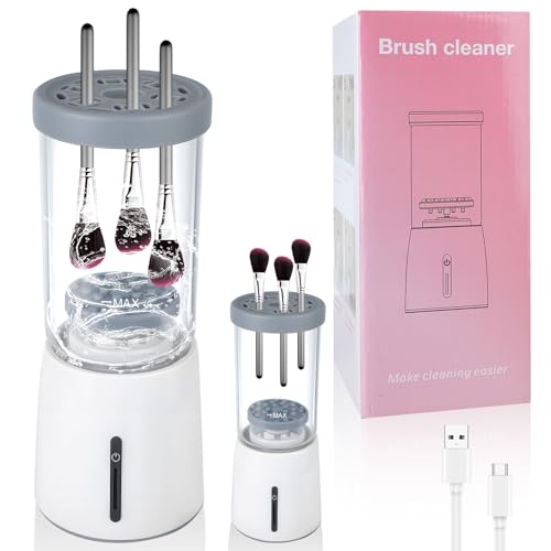 Electric Makeup Brush Cleaner, Automatic Cleaning Tool, IP65 Waterproof Auto Makeup Brush Cleaner, Suitable for Cleaning Makeup Sponges and Brushes