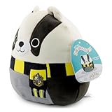 Squishmallows Original Harry Potter 8-Inch Plush - Medium-Sized Ultrasoft Official Jazwares Plush (Hufflepuff Badger)