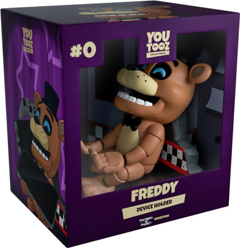 Youtooz FNAF Freddy Device Holder 8IN Accessory, Collectible Vinyl Freddy Device Holder Action Figure from Five Night's at Freddys, by Youtooz FNAF Figurine Collection