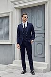 Mens Suits Slim Fit 3 Piece Suit Men Orange Suits for Men Double Breasetd Suit Men Wedding Suit Men Suit for Boys, XS