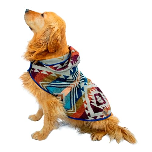 URQUKUMA Dog Clothes for Large Dogs - Hand Made Sweater - Dog Poncho - Knitted by Artisans in The Heart of The Mountains of Ecuador - Winter Hoodie Outfit - Pet Costume
