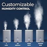 Everlasting Comfort Upgraded 6L Top Fill Humidifier Large Room & Bedroom, MAX Humidifier, Quiet Cool Mist, Easy to Clean & Fill, 60 Hour Run Time, Aromatherapy