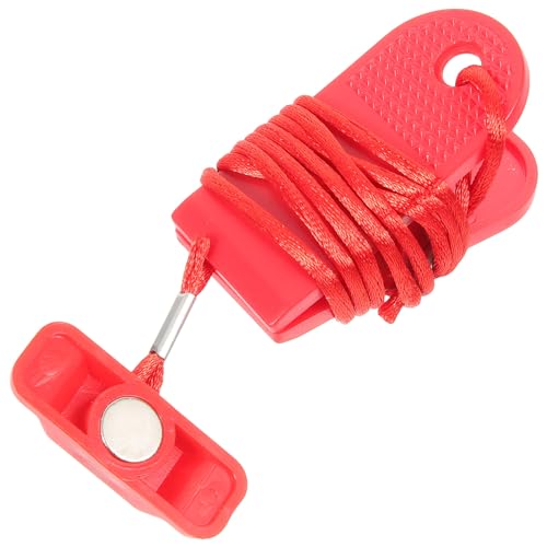 Treadmill Universal Safety Key Treadmill Magnet Lock Fitness Replacement Kit Sports Treadmill Emergency Stop for Running Machine Accessories Red