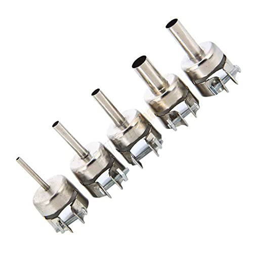 Plasma Cutter Tips 850 Hot Universal Heat Gun Resisting Nozzles for 8586 858D 8858 Hot Air Gun Rework Soldering Welding Station Wind Mouth Plasma Cutter Consumables(5 10mm)