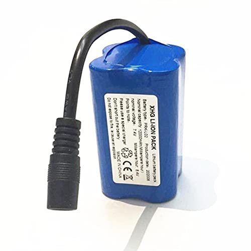 2011-5 T188 T888 C18 V007 Remote Control RC Fishing Hook Bait Boat Spare Part 7.4V 12000Mah 5200Mah Battery Accessories, Bait Boat Lipo Battery, YLLLY-6686. (Color : 1 12000mah Battery 1)