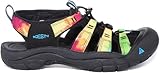 KEEN Women's Newport H2 Closed Toe Water Sandals, Original Tie Dye, 8