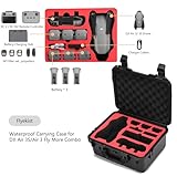 Air 3S Case,Waterproof Hard Travel Carrying Case for DJI Air 3S / Air 3 Fly More Combo,RC 2/ RC-N2 Remote Controller,Intelligent Flight Battery,Charging Hub and Other Accessories