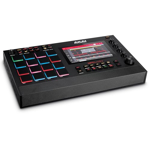 AKAI Professional MPC Live II – Battery Powered Drum Machine, Sampler and Beat Maker With Speakers, Drum Pads, Synth Engines and Touch Display