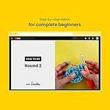 The Woobles Beginners Crochet Kit with Easy Peasy Yarn as seen on Shark Tank - with Step-by-Step Video Tutorials - Bjørn The Narwhal