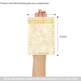 Staruby Organza Gift Bags 100Pcs Gold Sheer Organza Bag 4x6 Inch Mesh Favor Bags Drawstring Jewelry Rattan Printed Gift Pouches for Wedding Party Favors Baby Shower Christmas Gifts Candy Bags