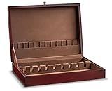 Royalty Art Cutlery Storage Box for Flatware, Silverware, and Dinner Cutlery, Stores Forks, Knives, Spoons, Decorative Wooden Caddy, Kitchen and Dining Organizer (Flatware Not Included)