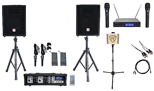 Rockville Dual 10" Android /iphone/ipad/Laptop/TV Youtube Karaoke Machine/System