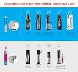 Upgraded Soda Machine Co2 Adapter Stainless Steel Hose with Larger Pressure Gauge, CGA320 Co2 Tank Direct Hose Adapter to Jet/One Touch/Fizzi/Aqua Fizz Soda Water Machine (60 inch)