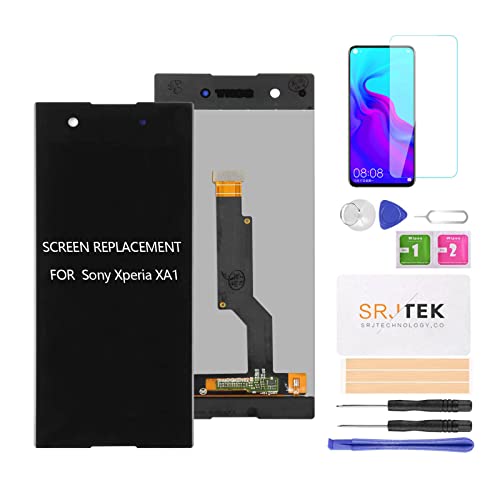 for Sony Xperia XA1 Screen Replacement for Sony Xperia XA1 LCD Display for G3116 G3121 G3112 G3123 G3125 Digitizer Touch Screen Assembly Replacement Repair Parts Black