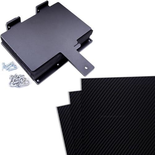 HOLSTEX Carbon Fiber Thermoform Sheet + Kydex Holster Molding Press Bundle - (0.093 Thickness) - (12in x 12in Sheets) - (Armor Black) - (3 Pack) - for DIY Kydex Holster Making