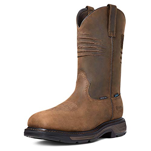 ARIAT Men’s WorkHog XT Patriot Waterproof Carbon Safety Toe Work Boot