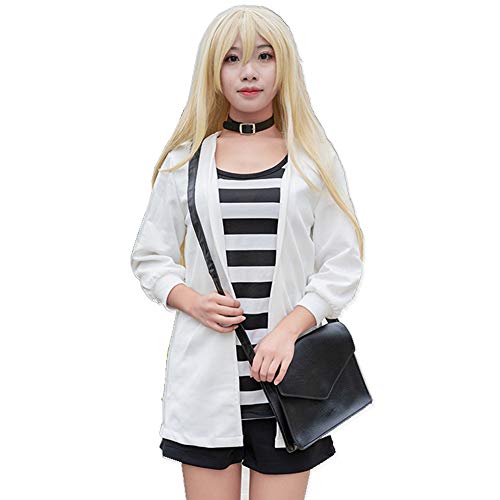 Nanrui Trade. Angels of Death Rachel Gardner Cosplay Costumes Rachel Gardner Daily Full Jacket +T-Shirt+ Shorts Kimono Ray Backpack (S, Full Set)