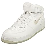 Nike Men's Air Force 1 Mid '07 Basketball Shoe, Summit White/Light Bone, 9.5 M US