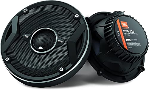 JBL GTO629 6.5/'' GTO 2-Way 360 Watts MAX Power Grand Touring Series Coaxial Car Audio Speakers Bundled with Alphasonik, GTO629+Alpha