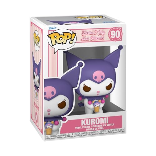 Funko POP! Sanrio: HK - Kuromi - Hello Kitty - Collectable Vinyl Figure - Gift Idea - Official Merchandise - for Kids & Adults - Cartoons Fans - Model Figure for Collectors and Display