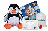 Make Your Own Stuffed Animal 16" "Tux The Penguin - No Sew - Kit with Cute Backpack!