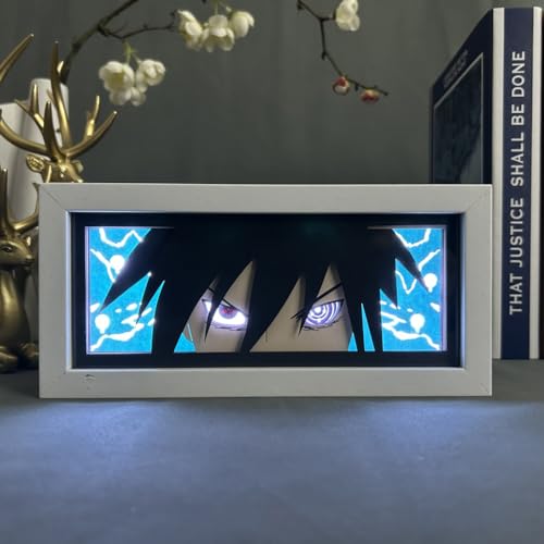 Hongjieya Anime Lamp Uchiha Sasuke/Figure for Bedroom Decor Night Light Birthday Gift for Led Light