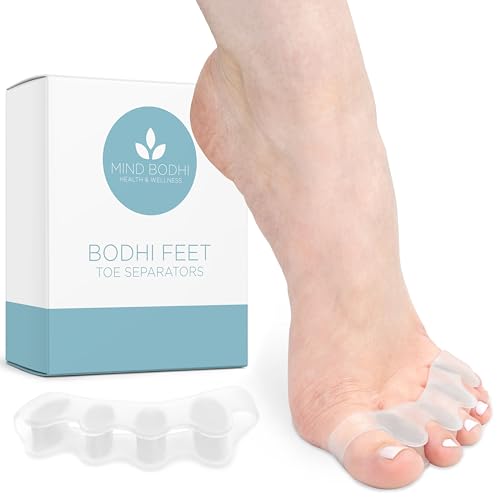Mind Bodhi Toe Separators - Correcting Bunions and Restoring Toes to Their Original Shape - For Men and Women - Toe Spacers Bunion Corrector – Clear
