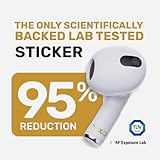 Harm Blocker Sticker for 3rd Gen AirPods - The Only Real Scientifically Backed Lab-Tested 5G-Shield Reduction Sticker, USA Made, Protect Yourself and Loved Ones, Waveblock EarProtect Stickers