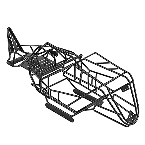 Metal RC Frame Black Metal Roll Cage Chassis Frame Car & Truck Bumpers for Wraith 90018 1/10 Scale RC Car Vehicle Bodies & Scale Accessories