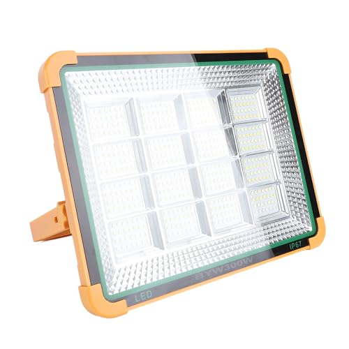 Super Bright 25000LM 10000mAh USB Rechargeable LED Work Solar Light with 4 Modes Portable Emergency Lamp for Camping Fishing and Power Outages