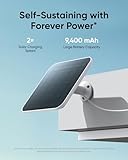 eufy Security 4G LTE Cam S330, 4K Cellular Wireless Security Camera, Pan and Tilt, Solar Powered, AI Human/Vehicle Tracking, with SIM Card and 32GB SD Card. (Renewed)