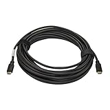 StarTech.com 50ft (15m) HDMI 2.0 Cable - 4K 60Hz Active HDMI Cable - CL2 Rated for In Wall Installation - Long Durable High Speed UHD HDMI Cable - HDR, 18Gbps - Male to Male Cord - Black (HD2MM15MA)