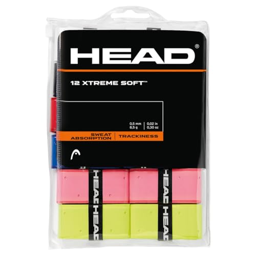 HEAD Unisex – Adult's 12 Xtremesoft Grip Tape, Mixed, Standard Size